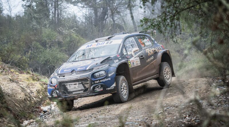 GERARDO ROSSELOT Y PATRICIO MUÑOZ VENCIERONEN LA PRIMERA ETAPA DEL COPEC RALLYMOBIL DE CURICÓ