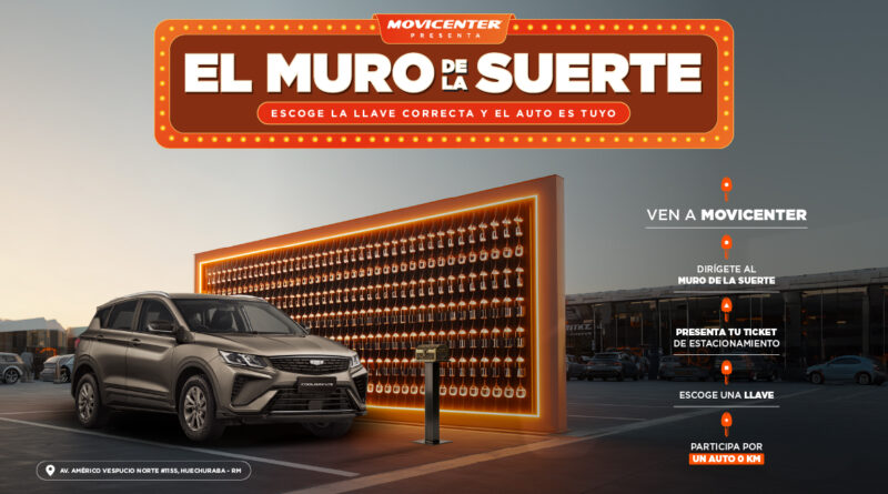 ¡El Muro de la Suerte ha Llegado a Movicenter! Gana un Geely Coolray Lite 0 Km
